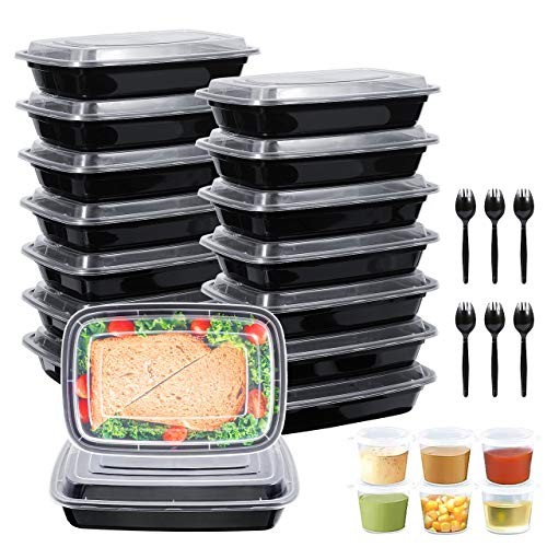 ¡Oferta flash! Pack 16 Fiambreras + 6 Tazas + 6 Cucharas Gifort