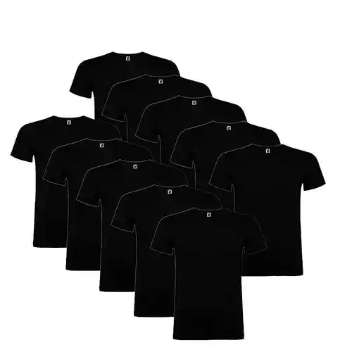 Pack 10 Camisetas Básicas Algodón Unisex 13,6€ - Ciertas tallas y colores