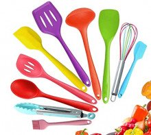 Pack 10 Utensilios de Cocina de Silicona