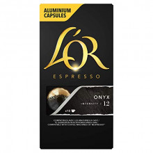 Pack 100 cápsulas de café L'Or Espresso Onyx Intensidad 12 (compatibles con Nespresso)