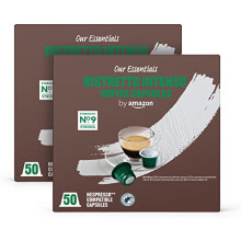Pack 100 cápsulas de café Ristretto Intenso compatibles con Nespresso by Amazon (compra recurrente)