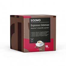 Pack 100 cápsulas de café Solimo compatibles con Nespresso (Espresso Intenso, Lungo, Ristretto)