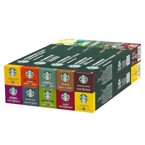 Pack 100 cápsulas Nespresso by STARBUCKS - a 0,26€ / cápsula