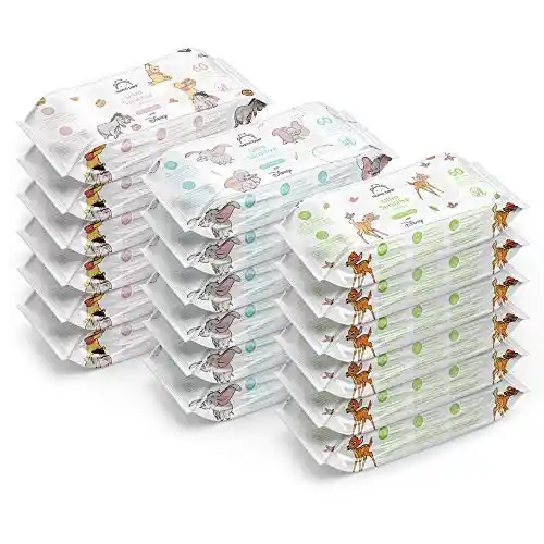 Pack 1080 Toallitas ultrasensibles bebé Mama Bear Disney