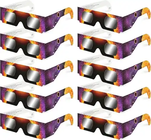 Pack 10x Gafas Eclipse Solar Homologadas