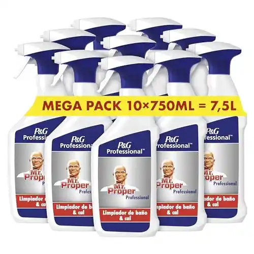Pack 10x750ml Limpiador de baño Mr. Proper Professional