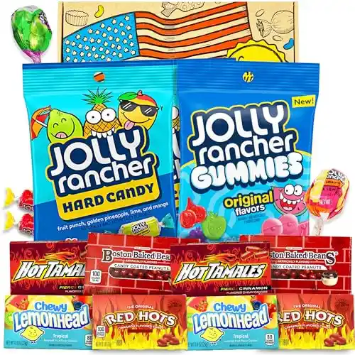 Pack 12 artículos American Candy | Caja de caramelos y Chucherias Americanas
