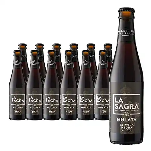 Pack 12 botellas de 33cl La Sagra Mulata Cerveza estilo Porter Ale