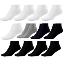 Pack 12 calcetines tobilleros talla 40-46