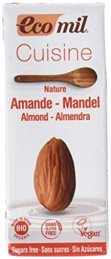 Pack 12 envases de Crema de almendra bio Ecomil Cousine Almond Nature