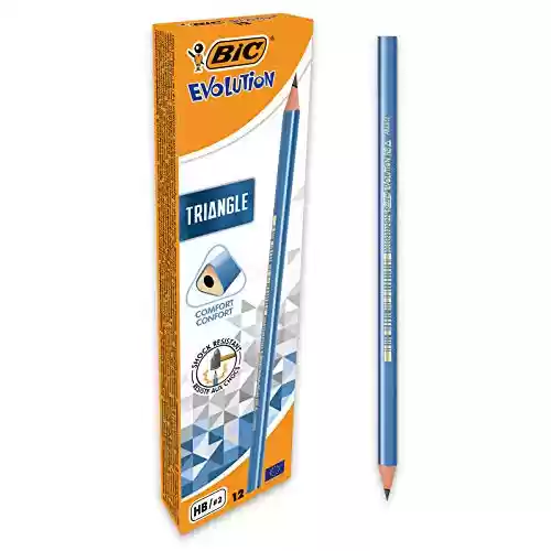 Pack 12 lápices BIC Evolution Triangle