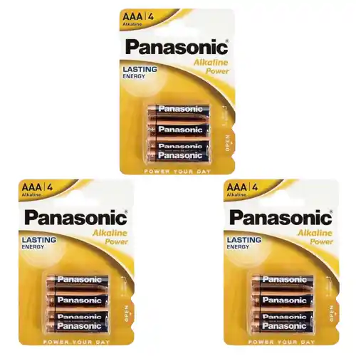 Pack 12 pilas alcalinas Panasonic AA + ENVIO GRATIS SOLO HOY