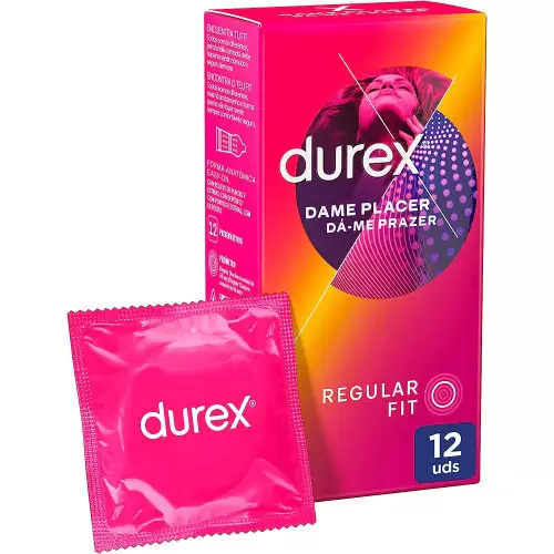 Pack 12 Preservativos Durex Dame Placer