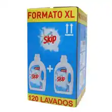 Pack 120 lavados Skip Active Clean detergente líquido (2x60 lavados)