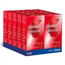 Pack 120x Preservativos Durex Sensitivo Contacto Total