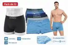 Pack 12x Boxers UOMO Licra Sin Costuras
