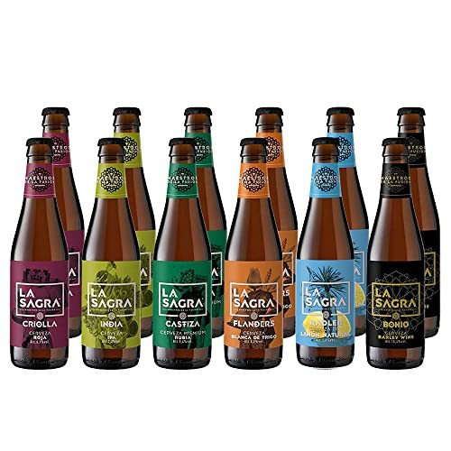 Pack 12x cerveza artesanal La Sagra 6 Estilos