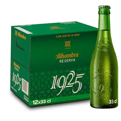 Pack 12x cervezas Alhambra Reserva 1925 33cl