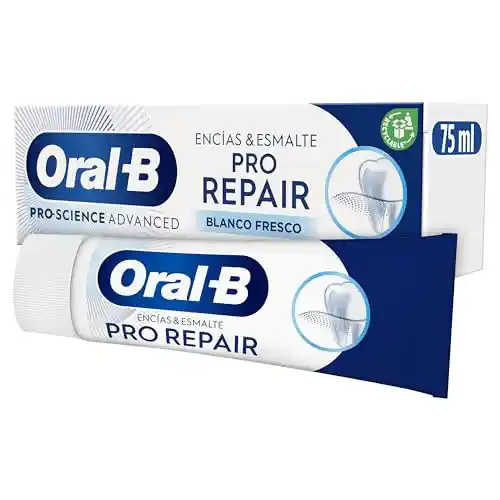 Pack 12x pasta de dientes Oral-B Encías & Esmalte Pro-Repair Blanqueamiento Delicado