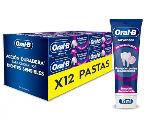 Pack 12x Pasta Dientes Oral-B Sensibilidad