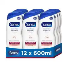 Pack 12x600ml Gel Ducha Sanex Cuidado Experto