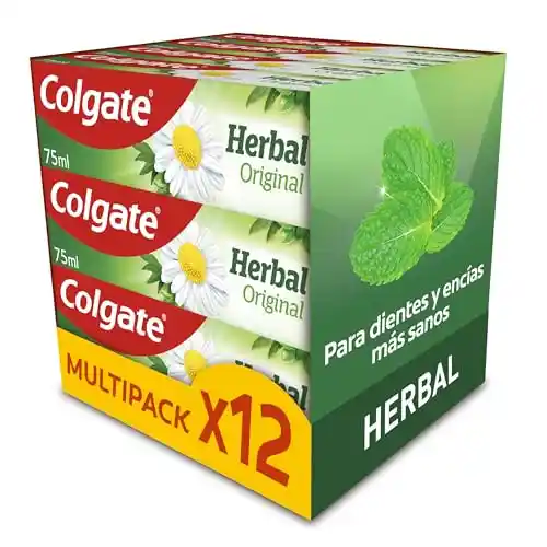 Pack 12x75ml Colgate Herbal Pasta de Dientes