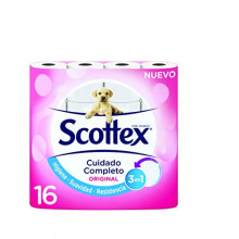 Pack 16 rollos Scottex Original Papel Higiénico (compra recurrente)
