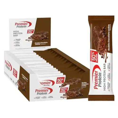 Pack 16x40gr barritas de proteínas double chocolate (20g proteína cada ud)