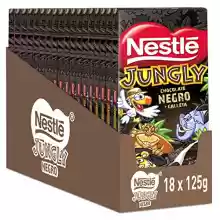 Pack 18 tabletas de Jungly Chocolate Negro 125 g
