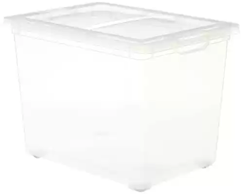 Pack 2 cajas organizadoras de 60 litros Amazon Basics