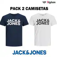 Pack 2 camisetas algodón Jack & Jones Hombre
