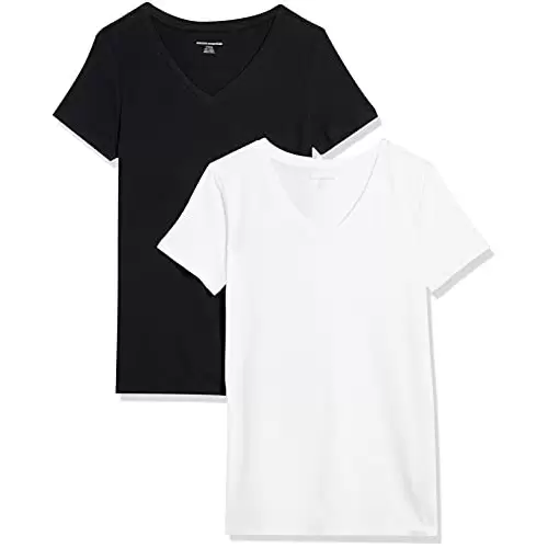 Pack 2 camisetas mujer Amazon Essentials