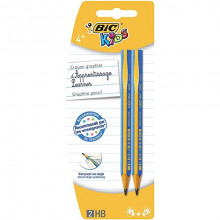 Pack 2 lápices triangulares para aprender a escribir BIC Kids Evolution