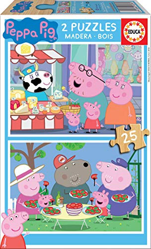 Pack 2 puzzles Educa Peppa Pig