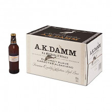 Pack 24 botellines de Cerveza A.K. Damm 33cl