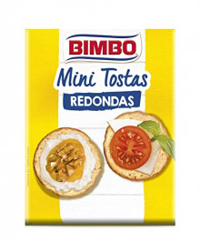 Pack 24 envases de Bimbo Mini Tostas Redondas 100 gr