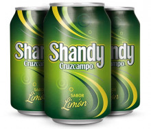 Pack 24 latas de cerveza Shandy cruzcampo limón
