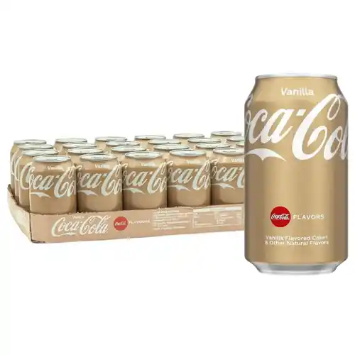 Pack 24 latas de Coca-cola Vainilla 330 ml