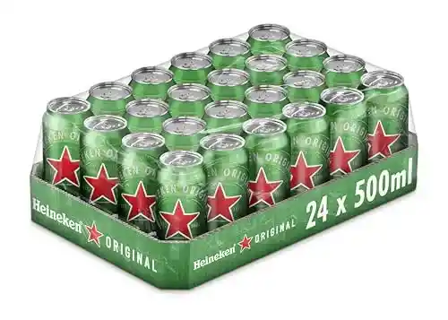 Pack 24 Latas Heineken Cerveza Lager (50cl)