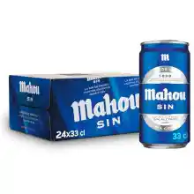 Pack 24 latas Mahou Cerveza Sin Alcohol 33cl