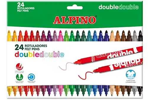 Pack 24 Rotuladores alpino double double