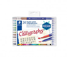 Pack 24 rotuladores para lettering de doble punta