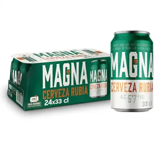 Pack 24 x 330ml Cerveza Dorada San Miguel Magna