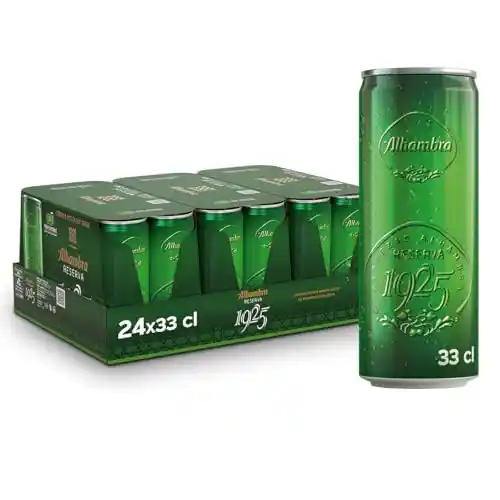 Pack 24x 33cl Cerveza Alhambra Reserva 1925 Extra