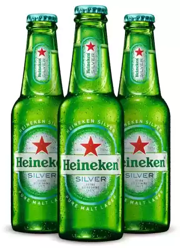 Pack 24x botellas de cerveza Heineken Silver Cerveza Lager