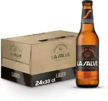 Pack 24x cervezas La Salve Lager 33cl