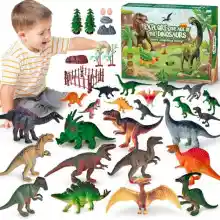 Pack 24x Dinosaurios + accesorios