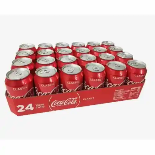 Pack 24x latas de 33cl COCA COLA