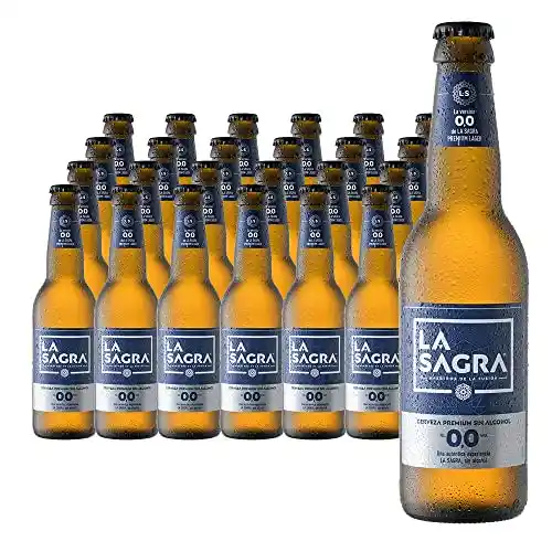 Pack 24x33cl cervezas La Sagra 0,0