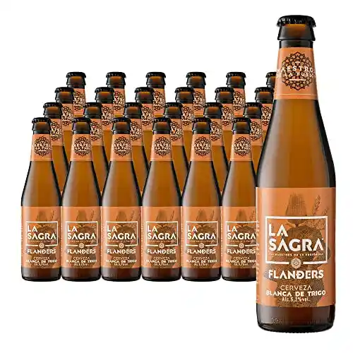 Pack 24x33cl cervezas La Sagra Flanders